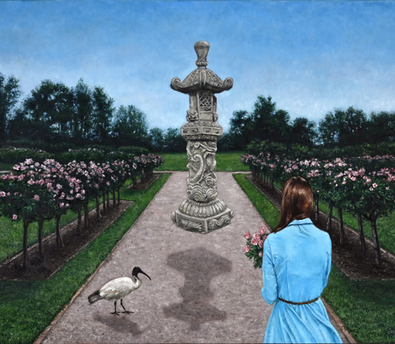 Garden of Dreams, 2023, Oil on canvas 91x121.6cm