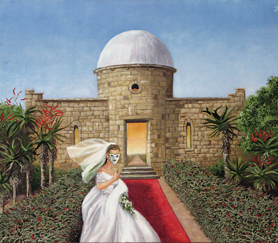 The Bride, 1994, Oil on canvas board 50.8x76.2cm