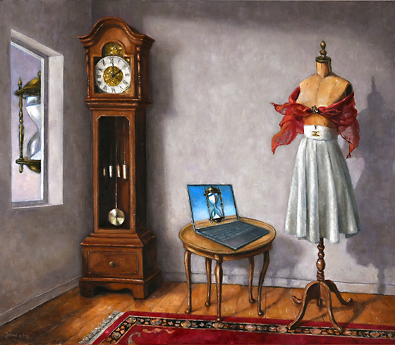 Whispers of Time, 2024, Oil on canvas 61x76cm